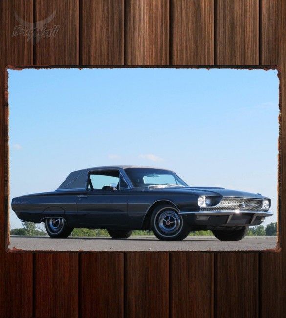 Металлическая табличка Ford Thunderbird Town Landau Coupe Металлическая табличка Ford Thunderbird Town Landau Coupe